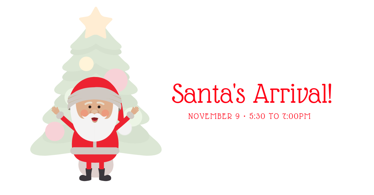 Santa's Arrival FB Cover 2018