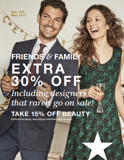 Macy's: Friends & Family Sale - Palisades Center