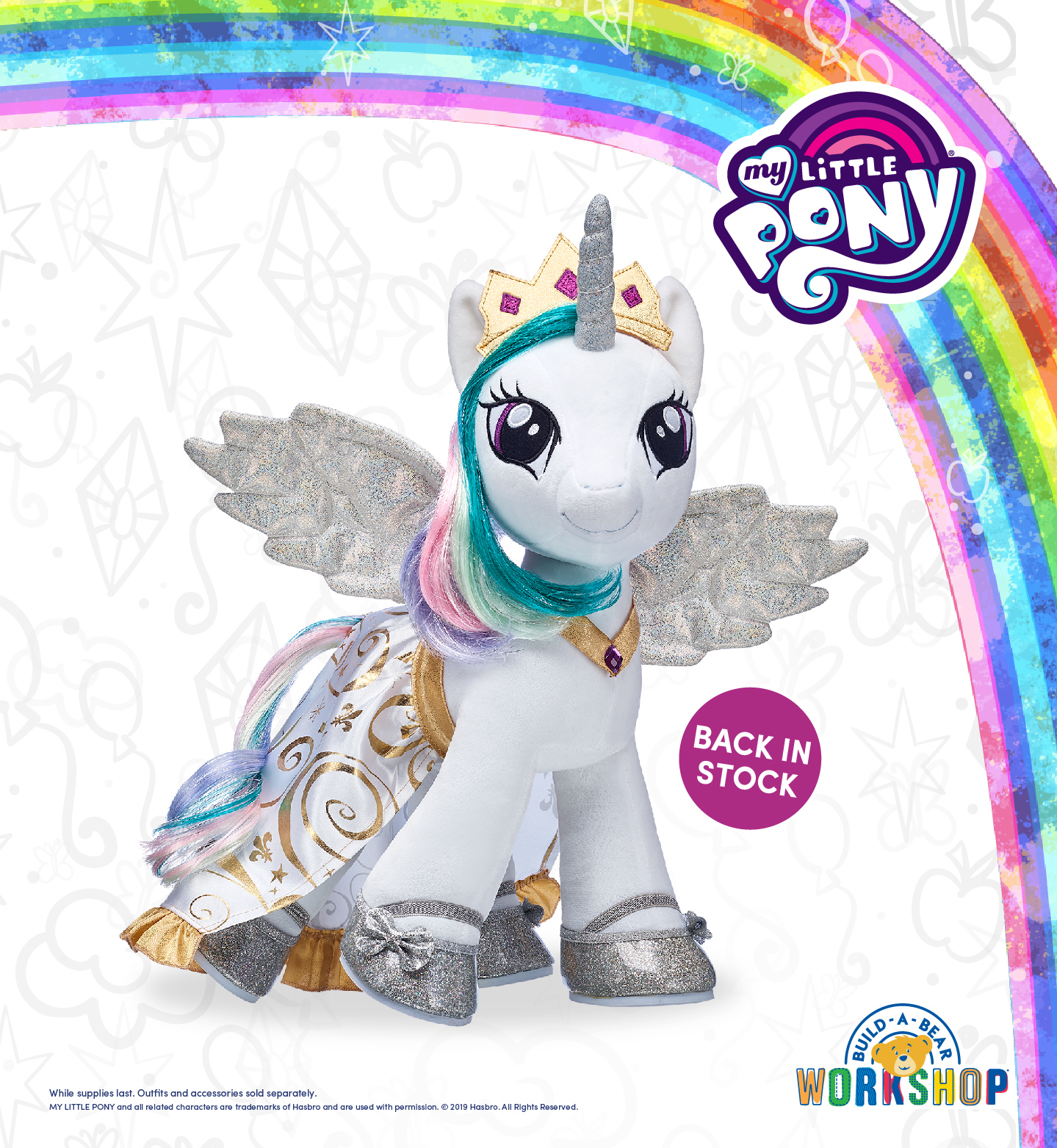 Build a bear my little sales pony 2019