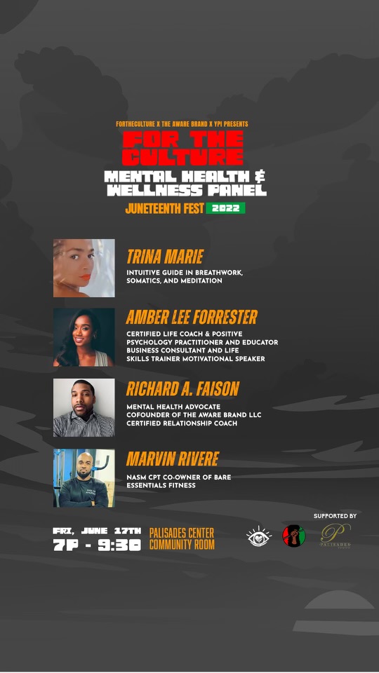 For The Culture Presents: Mental Health & Wellness Panel - Palisades Center