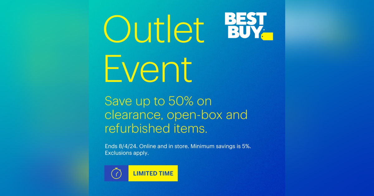 Best Buy Campaign 9 Best Buy Outlet Event EN 1200x630 1