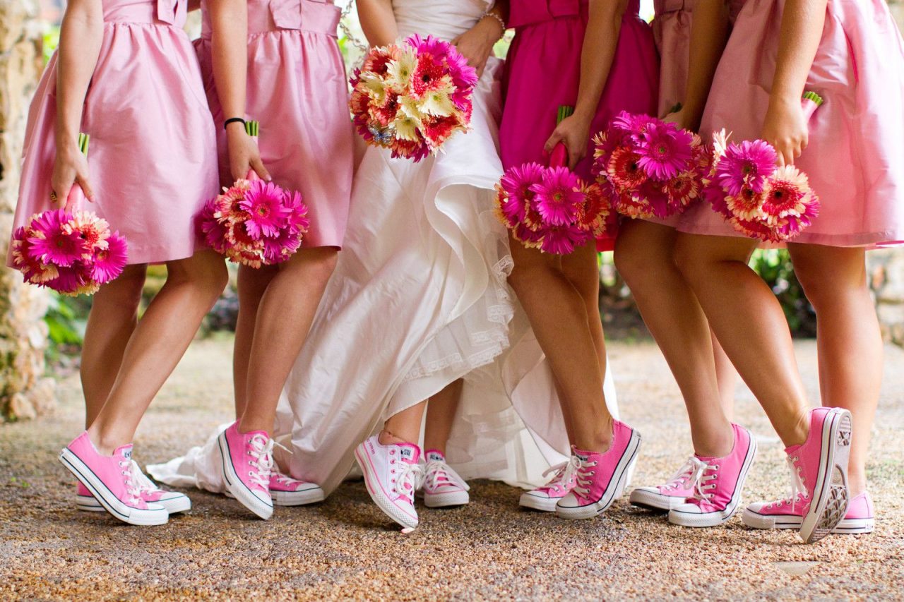 flower girl converse